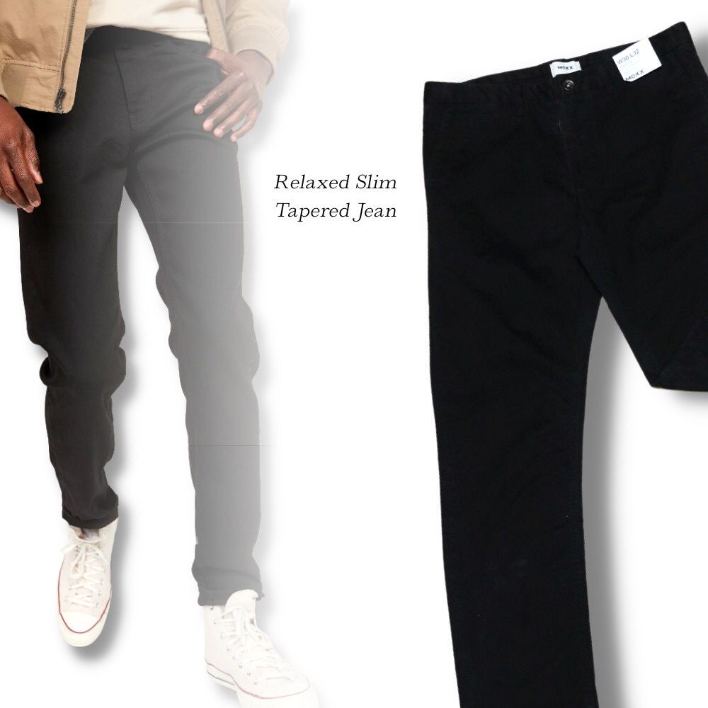 Celana Panjang Jeans Pria Strecht Slim Straight (MEXX09 SLIMSTRAIGHT BLACK JEANS)