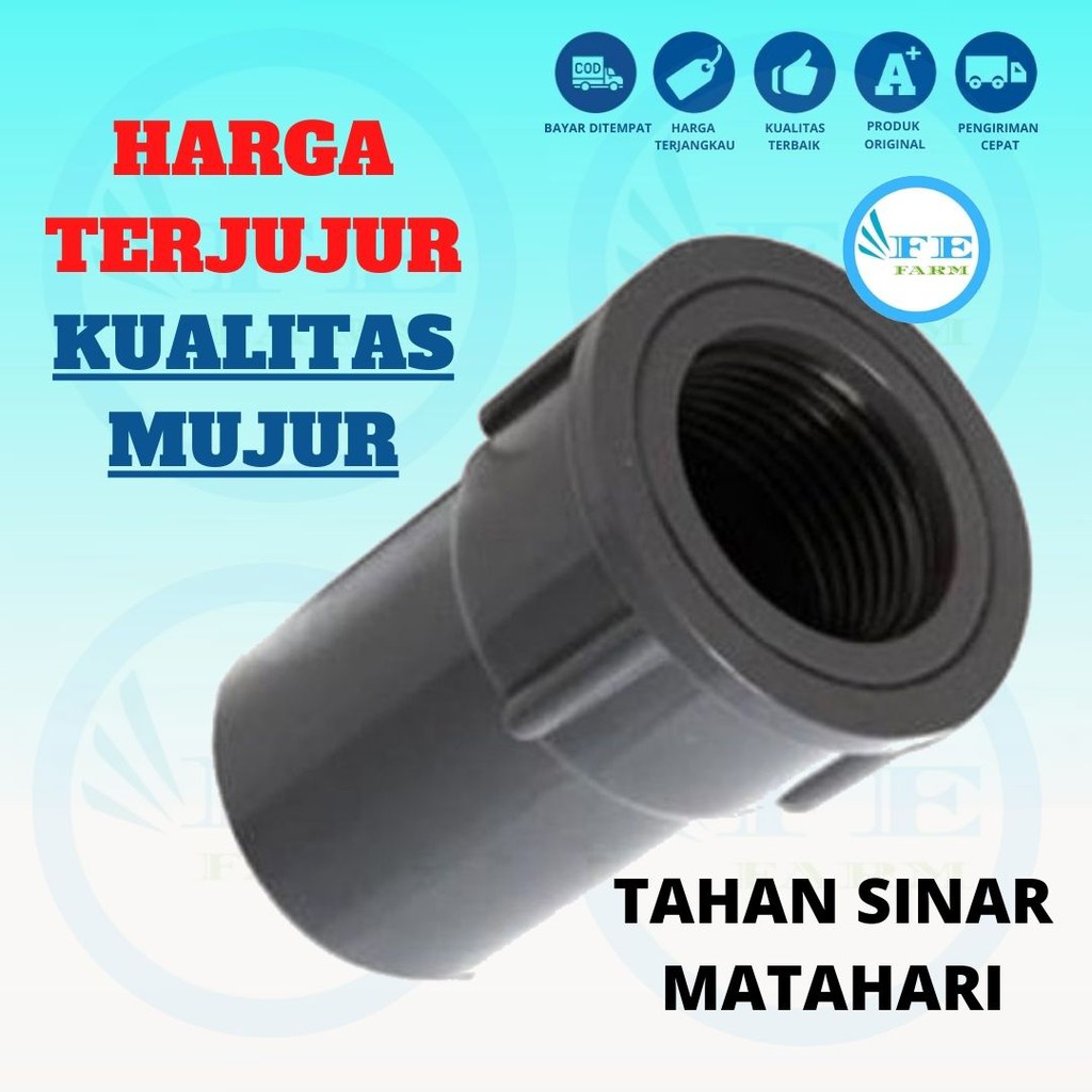 Sambungan Pipa ke Sprinkler 1/2&quot; Drat Dalam FEFARM