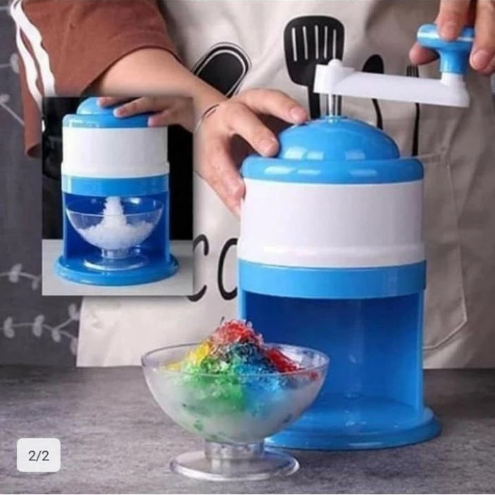 serutan es batu manual fortable mesin es serut manual