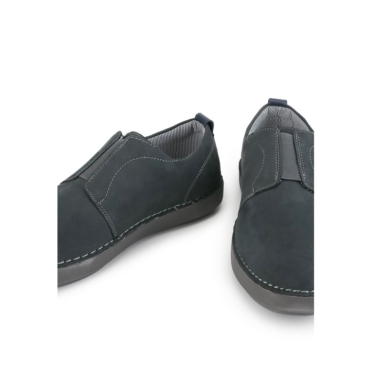 PM183 SEPATU PEDRO SLIP ON PRIA ORIGINAL KASUAL SEMI FORMAL HITAM