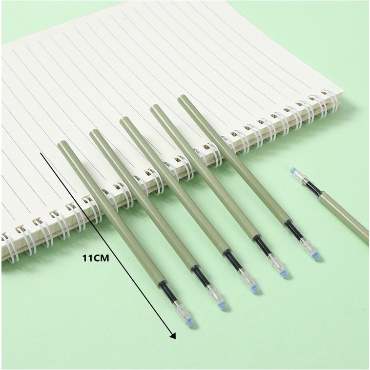Refill Pulpen Gel Tinta Hitam 0.5mm Multi Warna Kapasitas Besar Bisa Ditarik