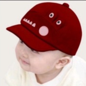 Topi anak bayi laki laki karakter Aligator Topi bayi Topi anak lucu topi anak bayi perempuan-Merah