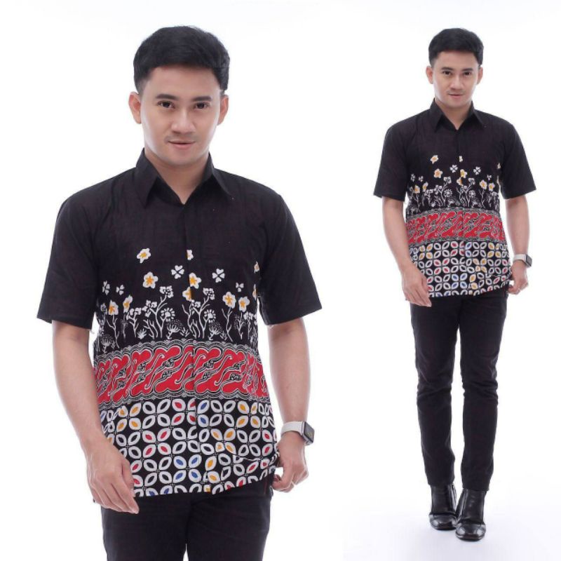 Hem Batik NotoArto Batik IPNU IPPNU Batik Lokal Klasik Modern Terbaru Keren Motif Pulo Pulau Sogan