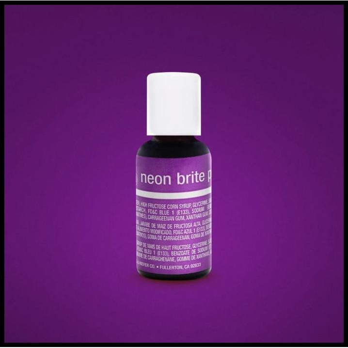 

Neon Brite Purple Chefmaster Liqua-Gel Food Coloring 20 Ml