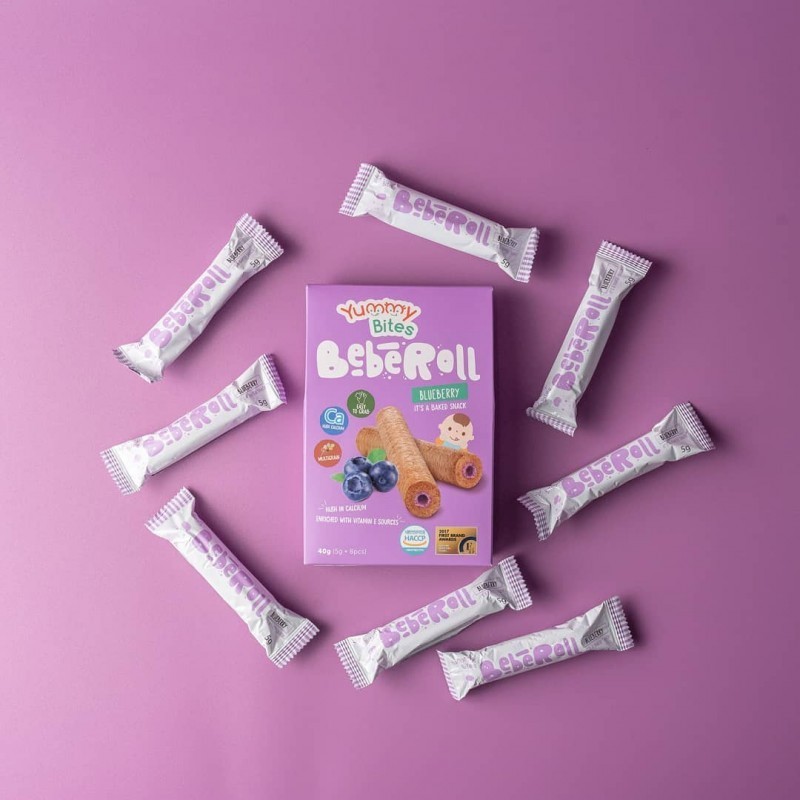 YUMMY BITES Beberoll 40g // Snack Bayi // Biskuit Bayi // Cemilan Bayi