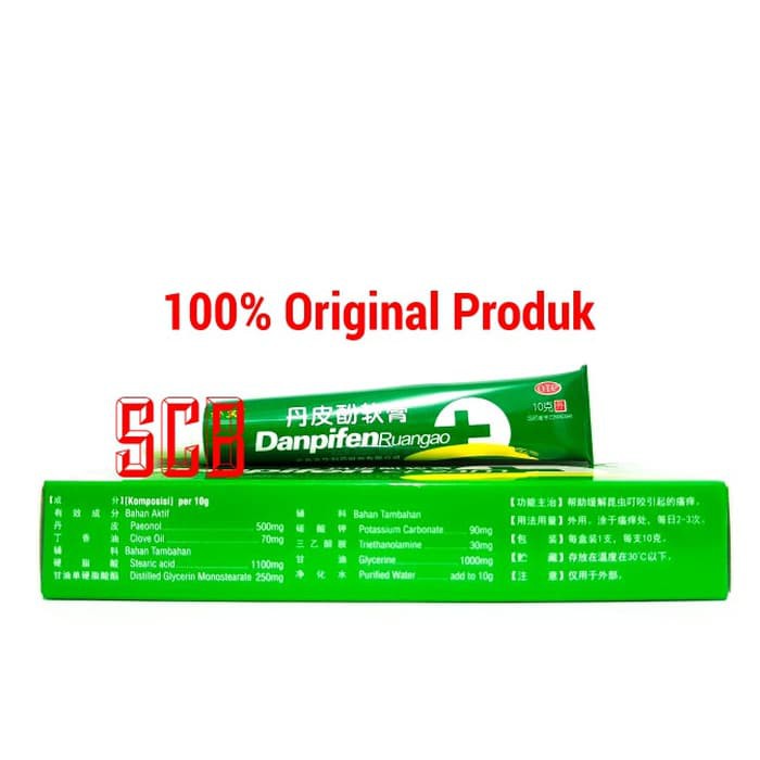 Danpifen Cream-Obat Salep Gatal gigitan serangga- Dermatitis- Eksim