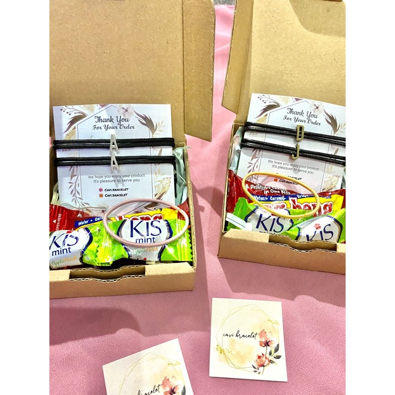 Premium Gelang Couple Magnet Inisial | Gelang Couple | Gelang Magnet