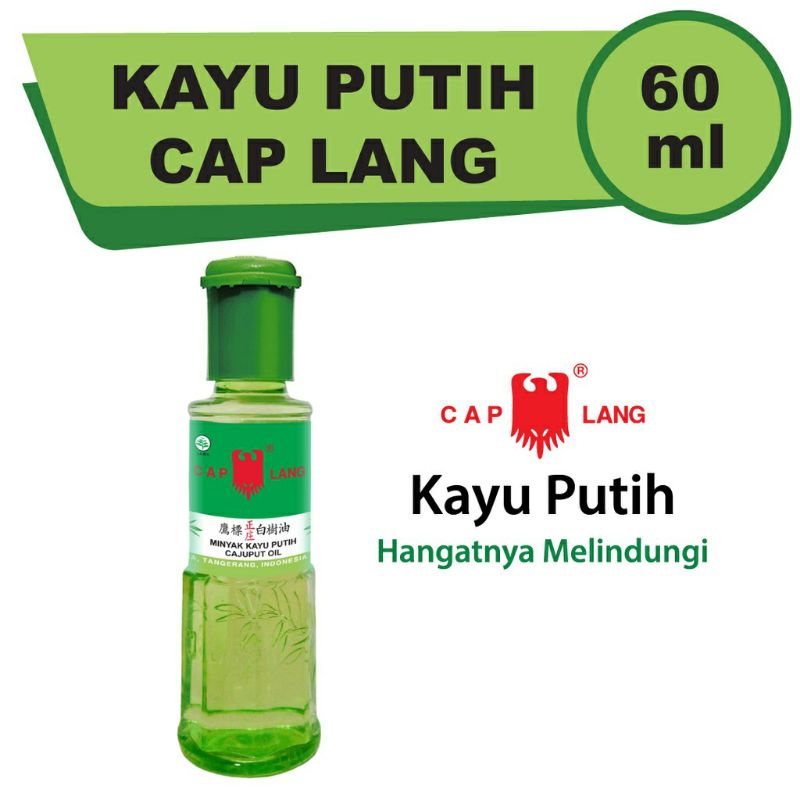Minyak Kayu Putih Cap Lang 60ml & Minyak Kayu Putih Plus Cap Lang