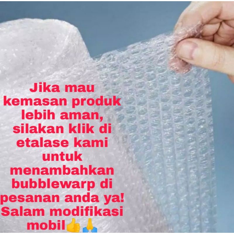 

Tambahan packaging / kemasan lebih aman bubble warp khusus bodykit & barang besar