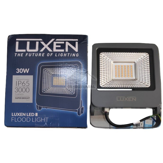 LUXEN Lampu LED SOROT TEMBAK OUTDOOR 30W 30WATT 30 WATT 30 W