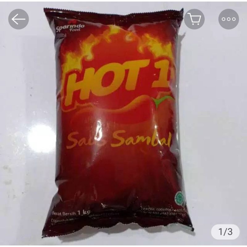 

Saus Sambel Hot1 1kg