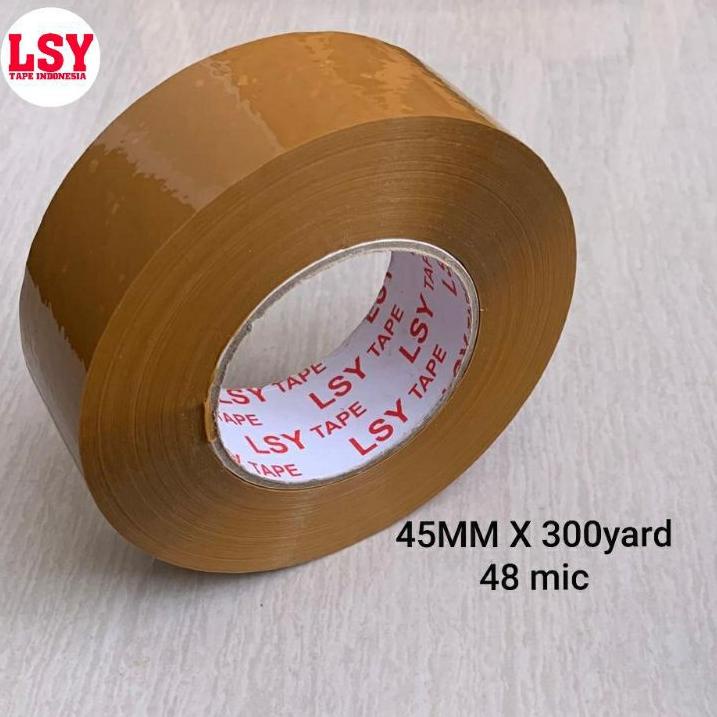 

Miliki - lakban coklat 300 yard ketebalan 48 mic LSY TAPE INDONESIA .