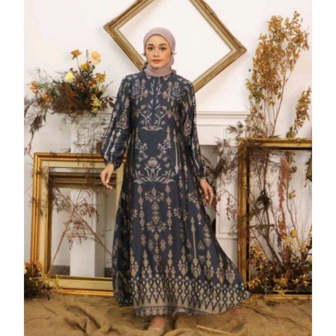 Alesha Dress Navy Kienka