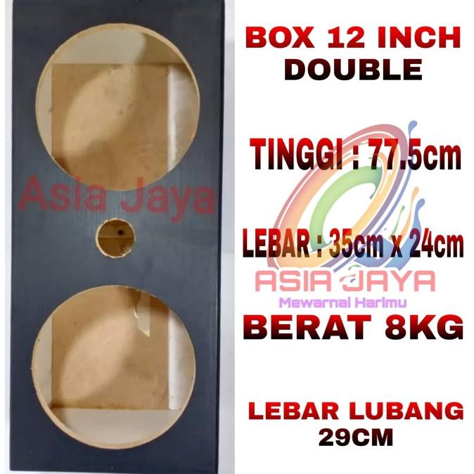 Box Speaker 12 Inch Double