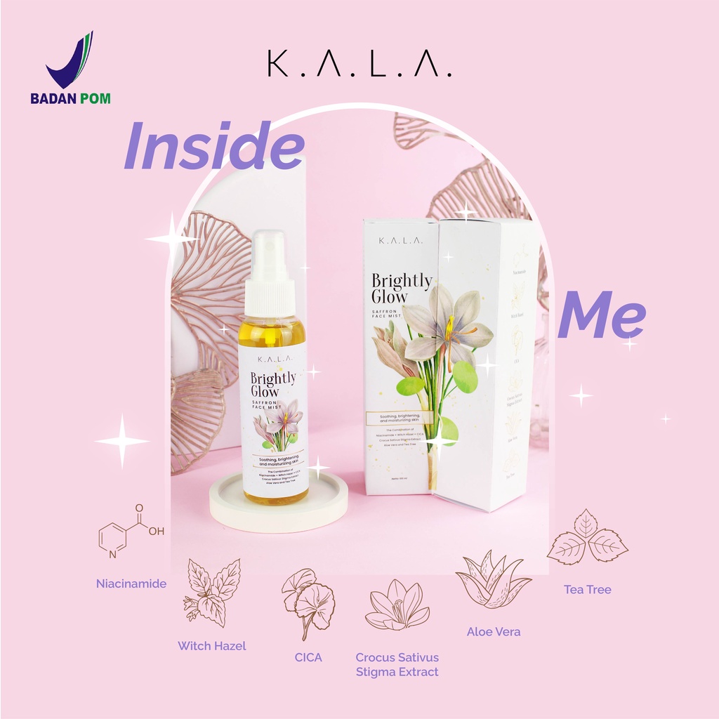 [BPOM] KALA Face Mist Saffron with Niacinamide