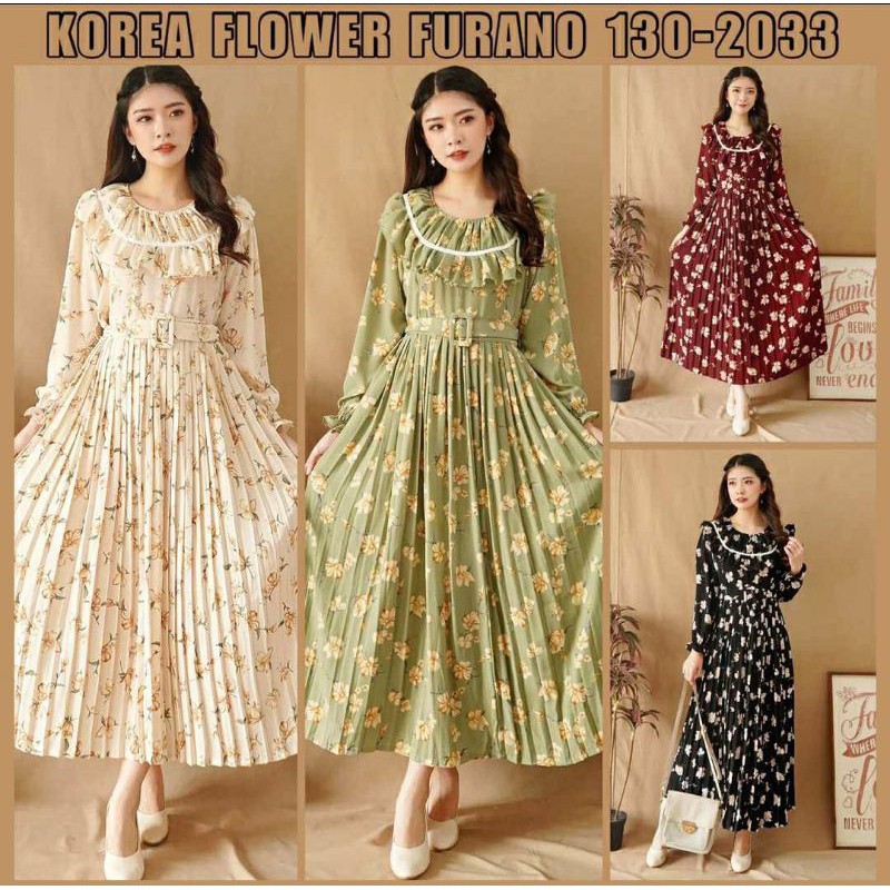 Yuna Korea Flower Furano Plisket