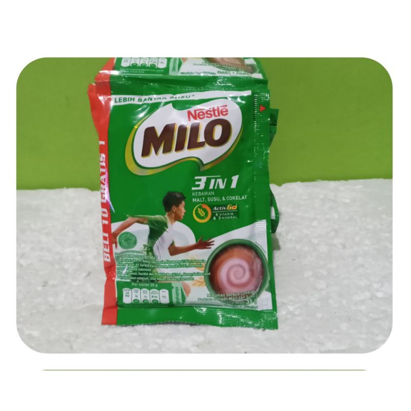 

Milo 3 in 1 ( sachet ) - 35 g x 10 sachet
