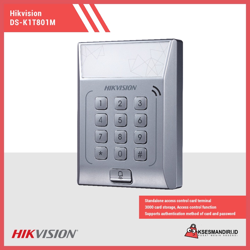 Mesin Access Control DS-K1T801M Hikvision