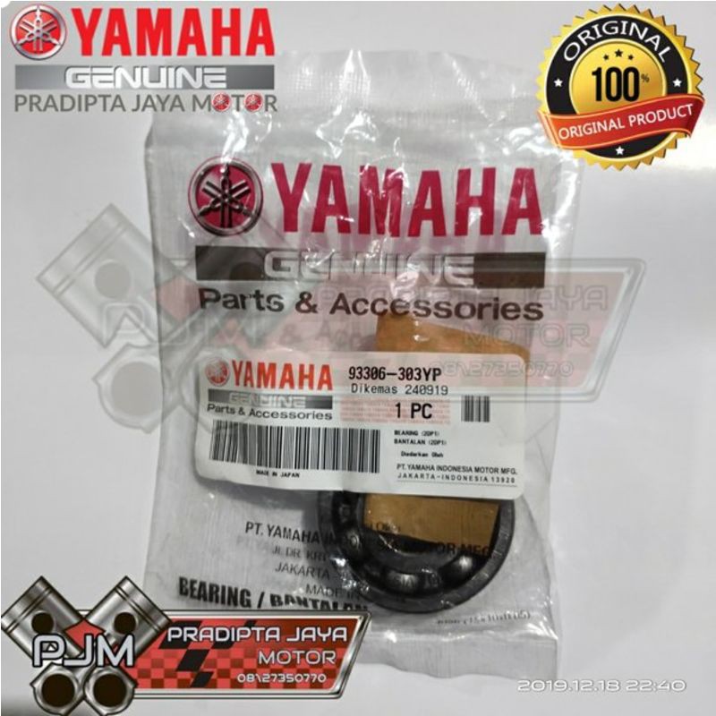 YGP - Laher Bearing Rasio RX king RXK RX-KING 6303 -  ORI Original- Yamaha - 93306-303YP