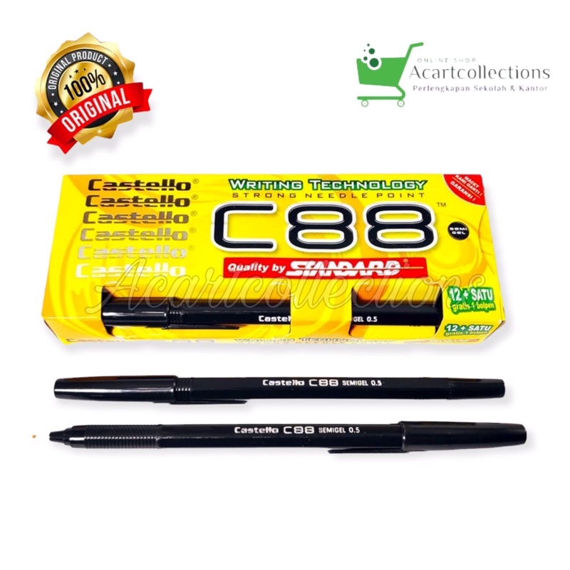 

PULPEN STANDAR CASTELLO C88 1 PACK