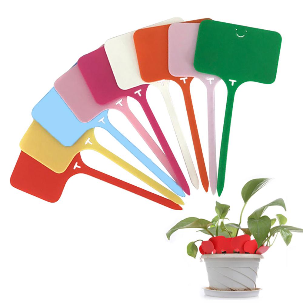Quinton Label Taman Portable T Shape Tulisan Plat Berkebun Sign Board Sortiran Tag Semai