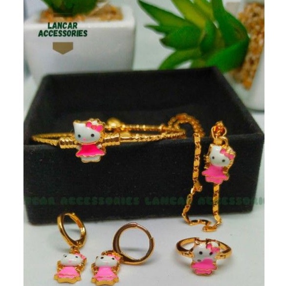 Xuping Set Perhiasan Anak Hello Kitty