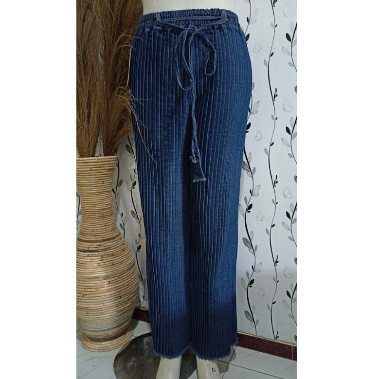 ALICIA KULOT // KULOT PLISKET JEANS - MSB.15Jl22n