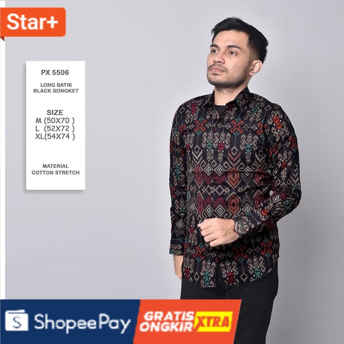 M kemeja flanel pria LEVIS hitam & merah cowok le laki keren  Terbatas Merk Baru