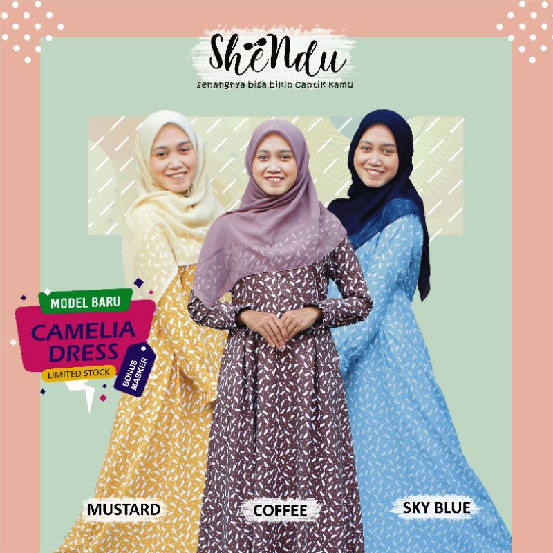 Gamis Remaja Gamis Dewasa Gamis Cordoray Camelia Dress