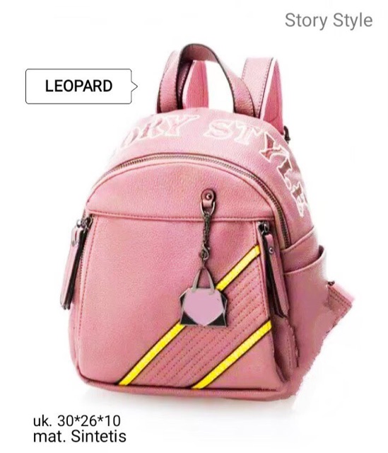 Tas ransel kulit EMOLY-STORY /tas backpack history /tas punggung kulit