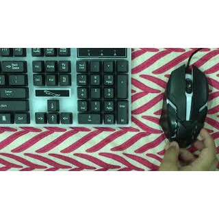 Combo Gaming Keyboard RGB Mechanical Feel with Mouse G21B