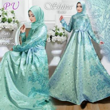 SHIVA (PU) BAJU MAXI DRESS MUSLIM BUSUI WANITA DEWASA GAMIS CEWEK KEKINIAN GROSIR MODERN PESTA