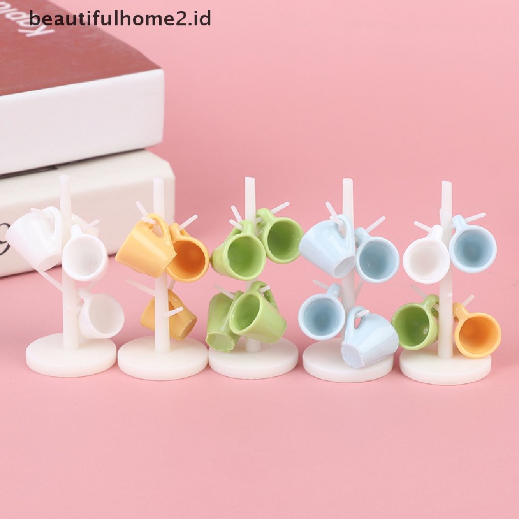 (Beautifulhome2.Id) Mainan Miniatur Gelas Wine Bahan Plastik Untuk Dekorasi Rumah Boneka