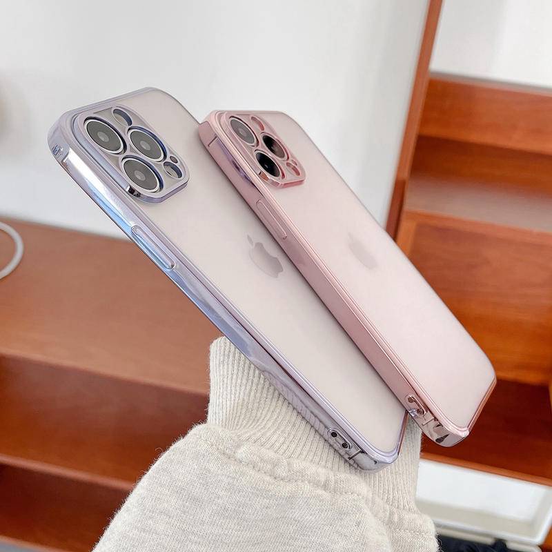 Case Pelindung Model Buram Matte Bening Tipis Untuk iPhone 13 12 11 Pro MAX Mini X XS MAX XR SE 2022 2020 6 6S 7 8 Plus