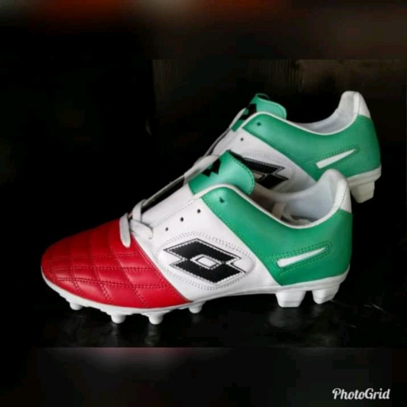 sepatu bola kulit asli lotto italy