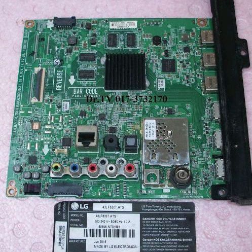 MB mainboard TV LG 43LF630T  43lf630