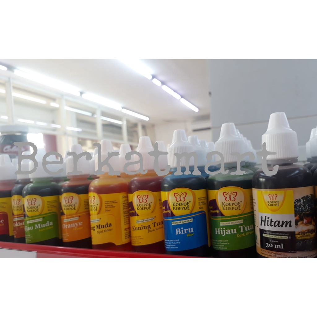 Pewarna Makanan minuman Koepoe koepoe kupu kupu 30 ml food coloring