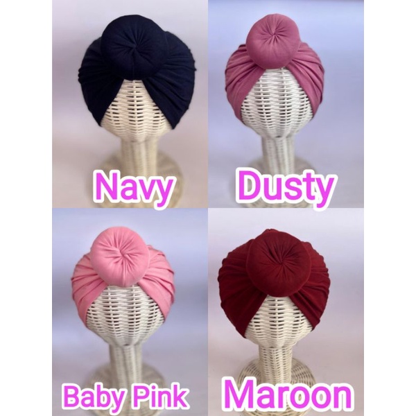 Turban bayi model donat / Ciput bayi / topi anak / Ciput anak / turban anak
