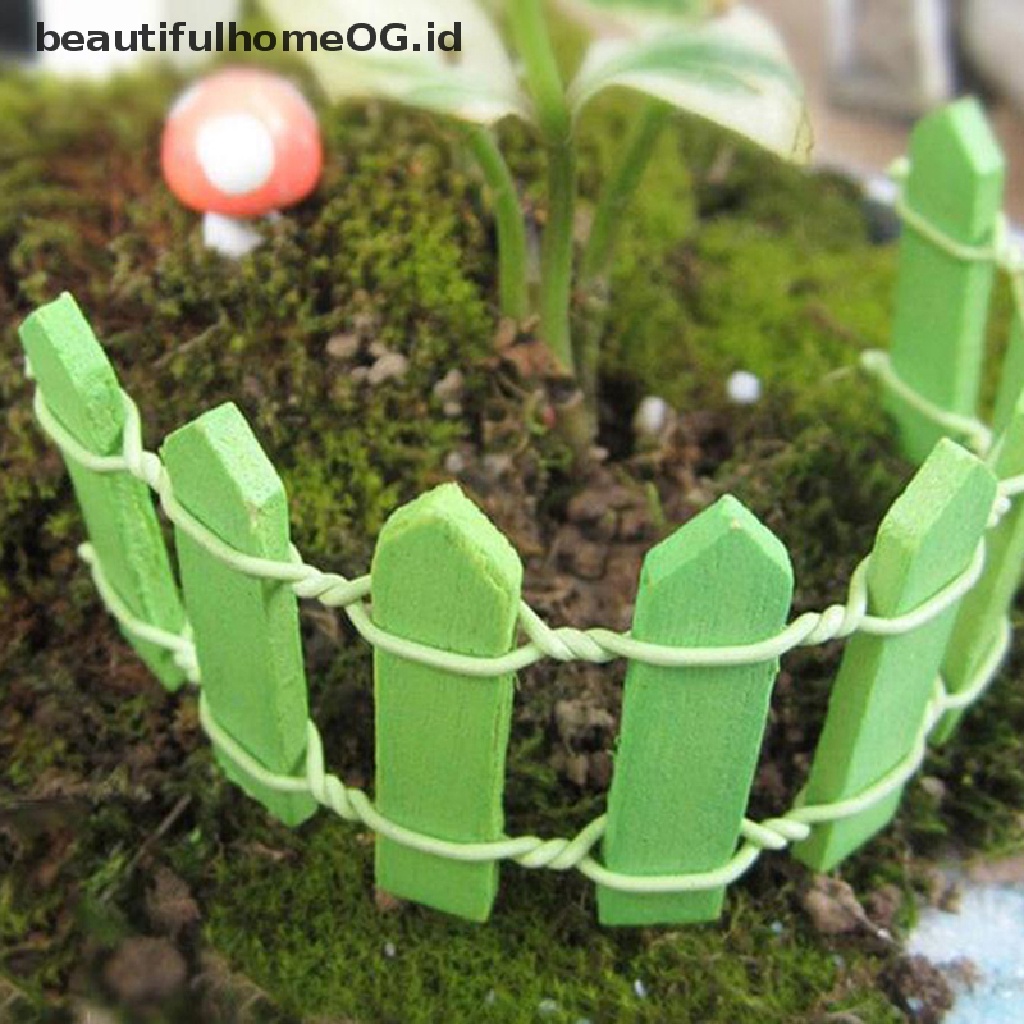 5 Pcs Miniatur Pagar Kayu Untuk Dekorasi Taman Rumah Boneka