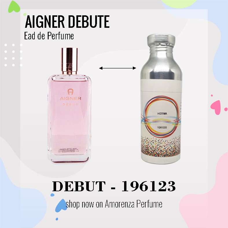 BIBIT PARFUM MURNI AIGNER DEBUTE - DEBUT NICA FRAGRANCE 250 ML SEGEL PABRIK