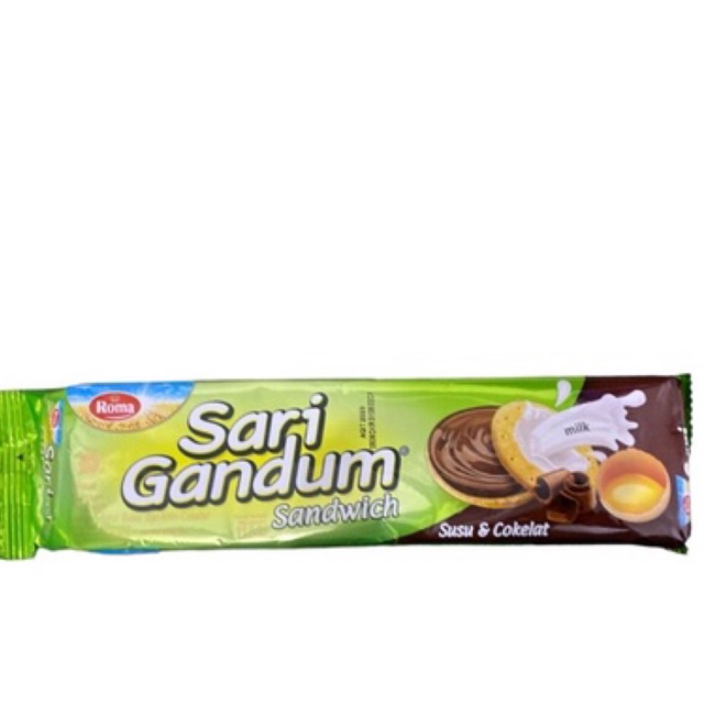 Roma Sari Gandum Susu dan Coklat 115g