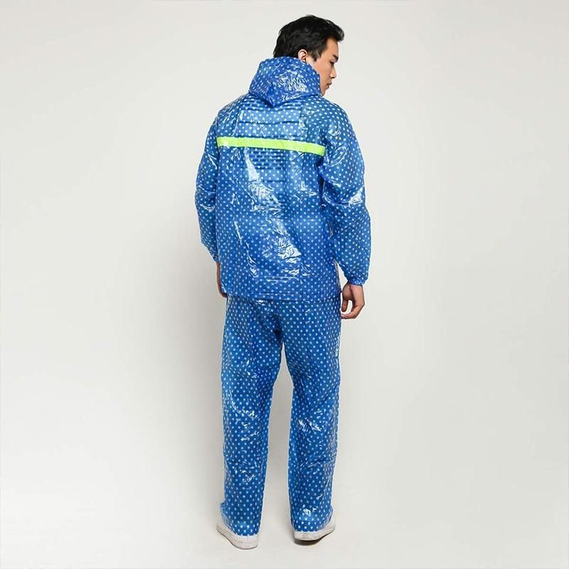 Jas Hujan Elmondo Polkadot 927 Jaket Celana