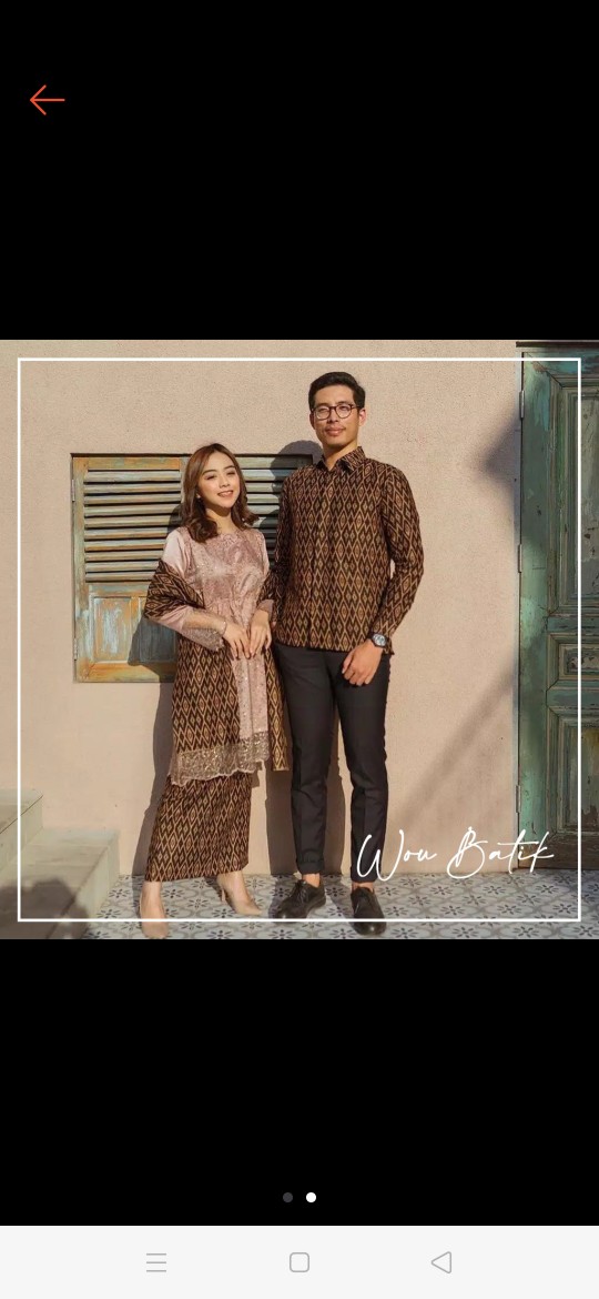 Maura Couple - Sania Ruffle Batik Couple Ori Ndoro Jowi Garansi Termurah Shopee - Couple Sherly