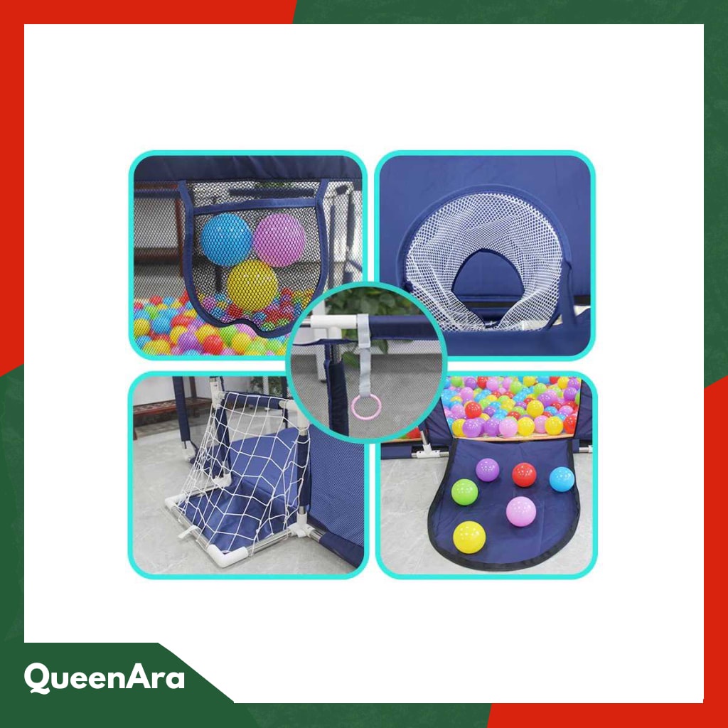 IMBABY Mainan Kolam Mandi Bola Anak Ball Pool Model Hexagonal - B-30