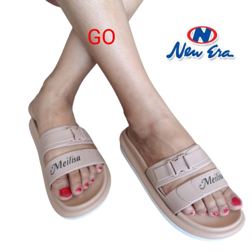 gos SANDAL IMPORT WANITA Sandal Wanita Murah Slip Casual Teplek Sendal Cewek Flat Kekinian