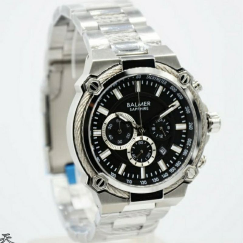 Jam tangan pria original Balmer sapphire B.7977