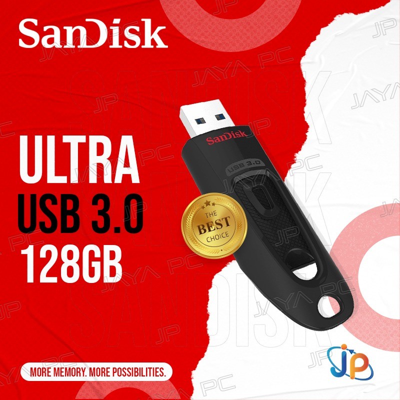 Flashdisk Sandisk CZ48 128GB - Flash Disk 128 GB USB 3.0