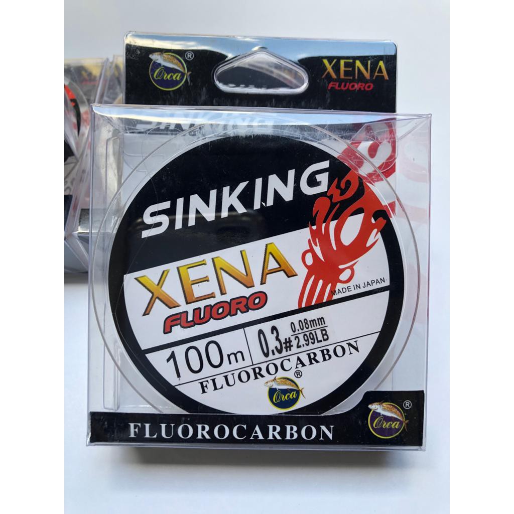 Senar Pancing Fluorocarbon Fast Sinking Orca Xena Fast Sinking Waderan