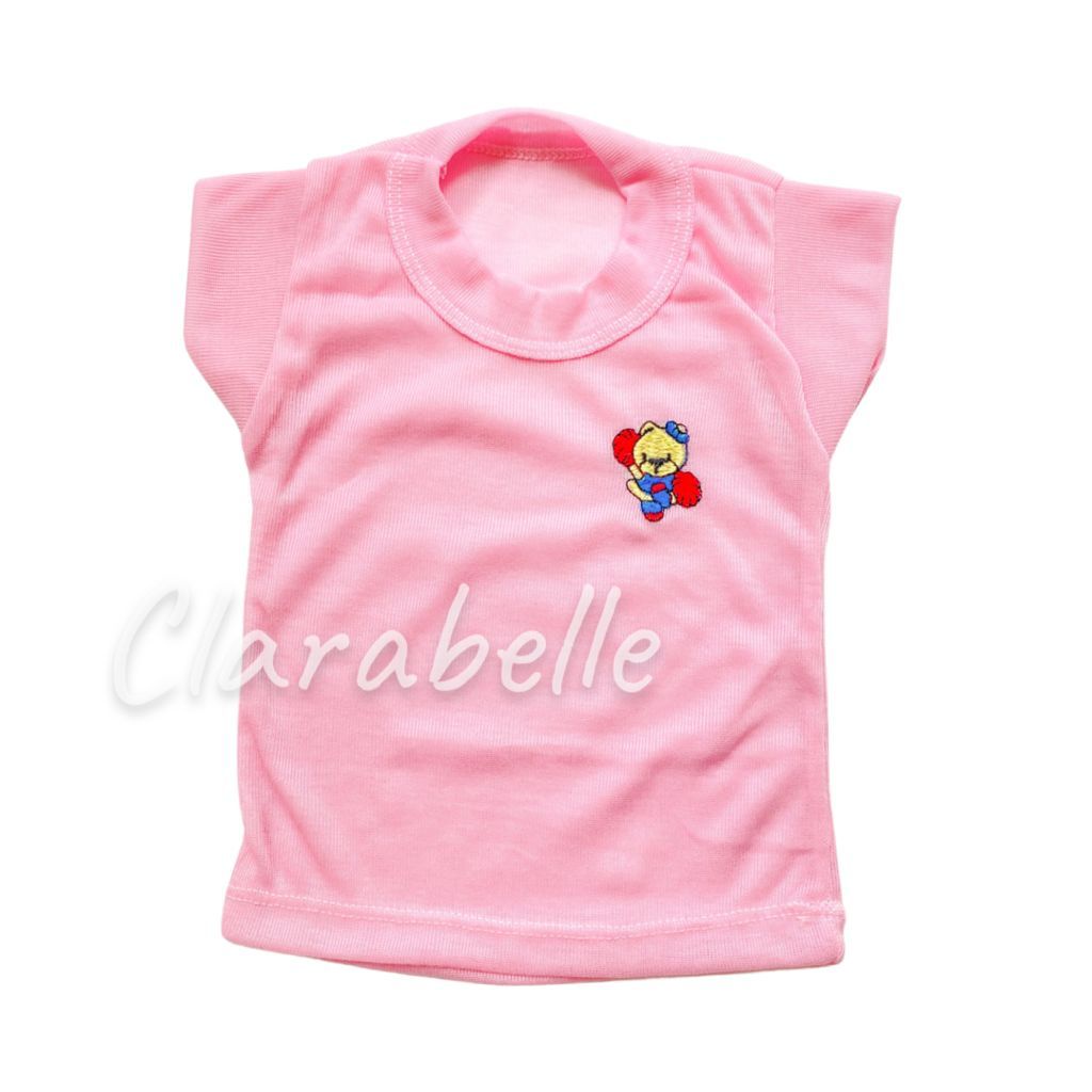 Kaos Oblong Polos Bayi Setali Motif Bordir