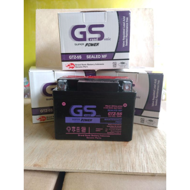 Aki motor honda beat scoopy spacy vario 110 vario cbs ddf/booster/voodoo/ dr d fisher gtz5s